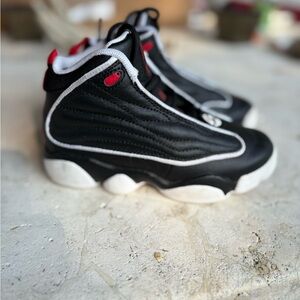 Jordan Kids' Black and White Sneakers